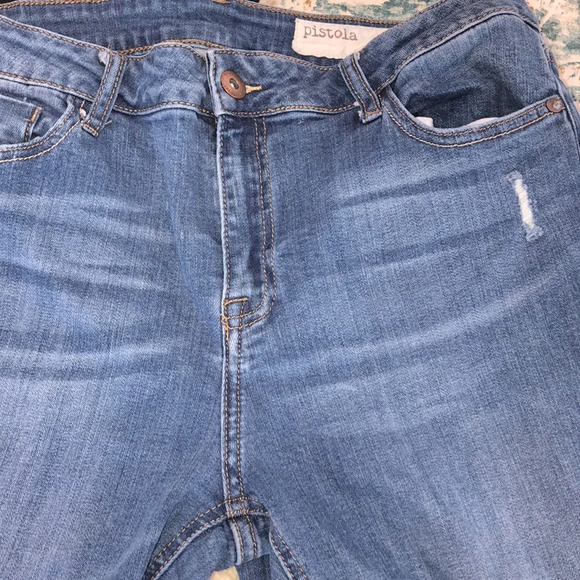 Pistola size 31 Troy high rise distressed jeans - Picture 8 of 9